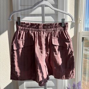 Madewell. Size XXS. Women's Dusty Rose Cargo Shorts